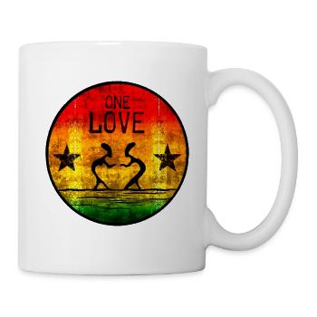 one love reggae 2 - Tasse - Weiß - Rechts