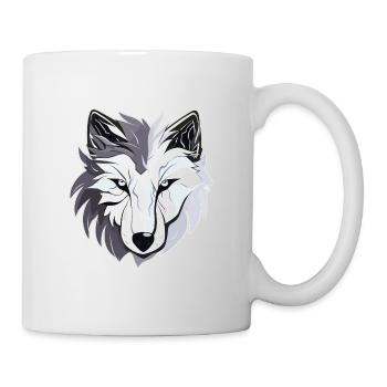 Wolf - Illustration - Mug - white - Right