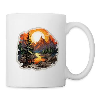 Landscape - Illustration - Mug - white - Right