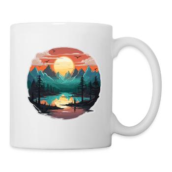 Landscape - Illustration - Mug - white - Right