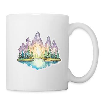 Landscape - Illustration - Mug - white - Right