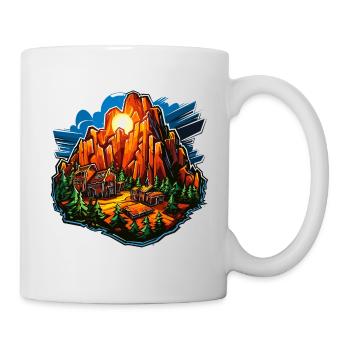 Landscape - Illustration - Mug - white - Right