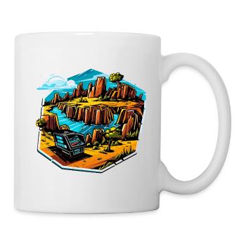 Landscape - Illustration - Mug - white - Right