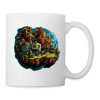 Landscape - Illustration - Mug - white - Right