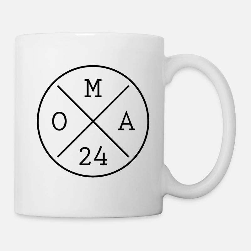 Oma 2024 Zukünftige Großmutter Geschenk - Tasse - Weiß