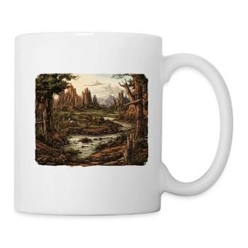 Landscape - Illustration - Mug - white - Right