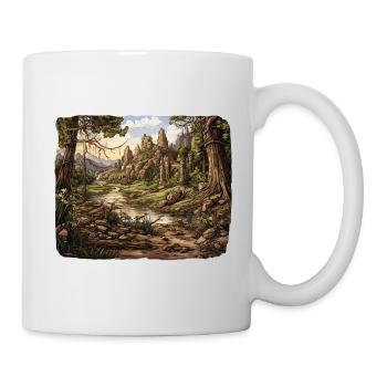 Landscape - Illustration - Mug - white - Right