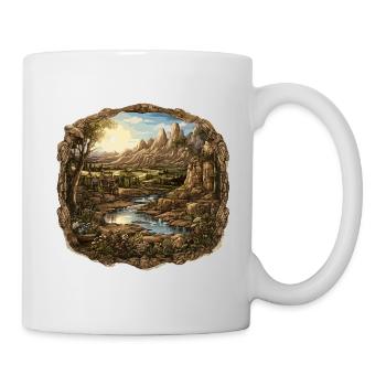 Landscape - Illustration - Mug - white - Right