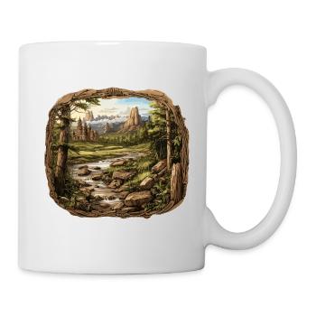 Landscape - Illustration - Mug - white - Right