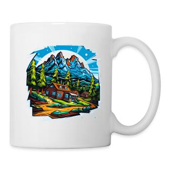 Landscape - Illustration - Mug - white - Right