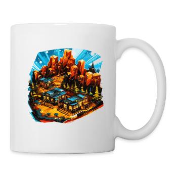 Landscape - Illustration - Mug - white - Right