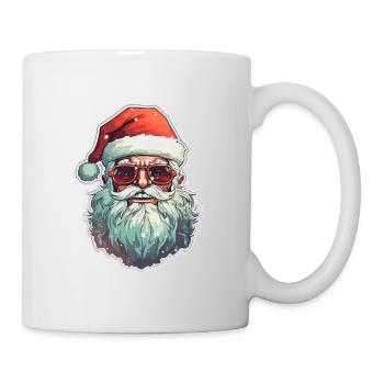 Weihnachtsmann - Illustration - Tasse - Weiß - Rechts