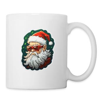 Weihnachtsmann - Illustration - Tasse - Weiß - Rechts
