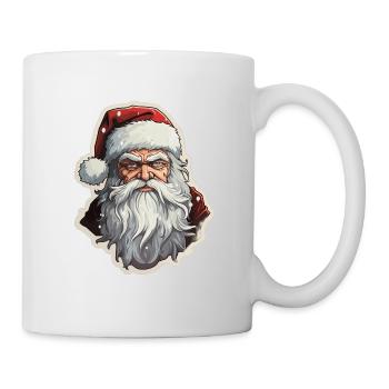 Weihnachtsmann - Illustration - Tasse - Weiß - Rechts