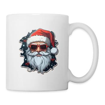 Weihnachtsmann - Illustration - Tasse - Weiß - Rechts