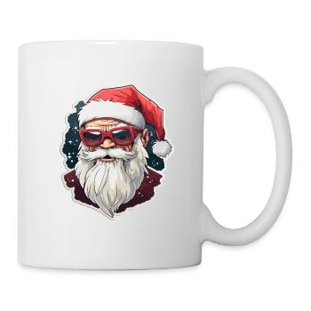 Weihnachtsmann - Illustration - Tasse - Weiß - Rechts
