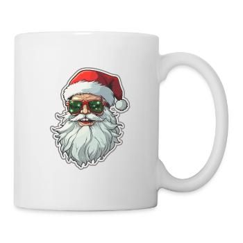 Weihnachtsmann - Illustration - Tasse - Weiß - Rechts