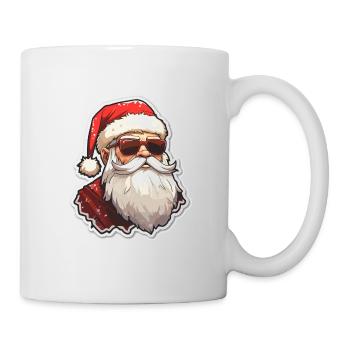 Weihnachtsmann - Illustration - Tasse - Weiß - Rechts