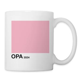 Opa 2024 rosa - Tasse - Weiß - Rechts
