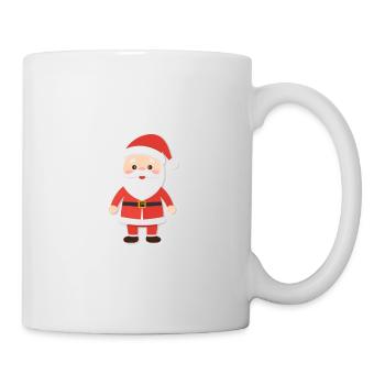 Weihnachtsmann - Illustration - Tasse - Weiß - Rechts