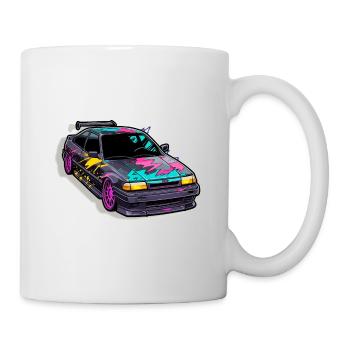 Car - Illustration - Mug - white - Right