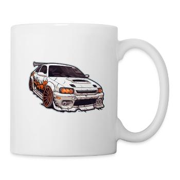 Car - Illustration - Mug - white - Right