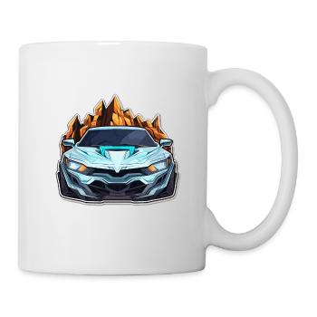 Car - Illustration - Mug - white - Right