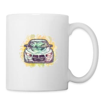 Car - Illustration - Mug - white - Right