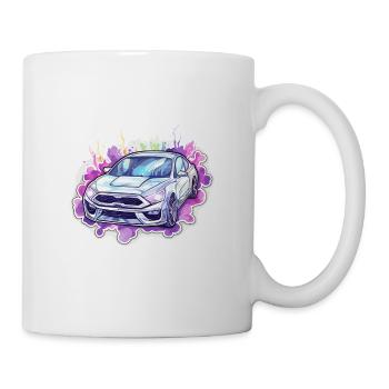 Car - Illustration - Mug - white - Right
