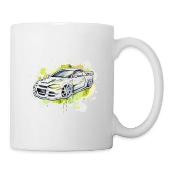 Car - Illustration - Mug - white - Right