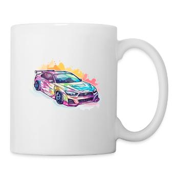 Car - Illustration - Mug - white - Right