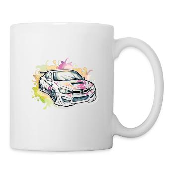 Car - Illustration - Mug - white - Right