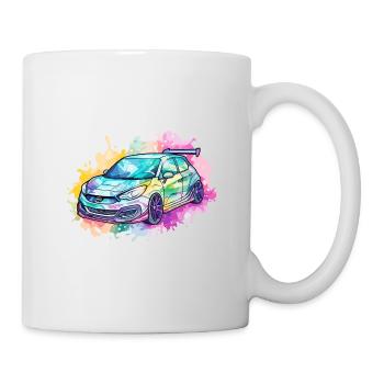 Car - Illustration - Mug - white - Right