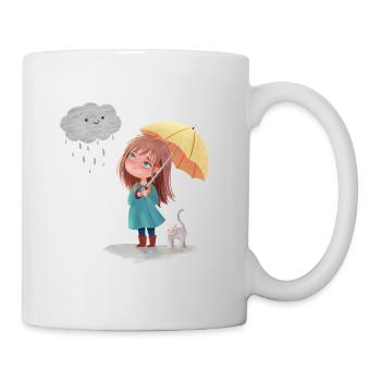 Rainy days - Mug - white - Right