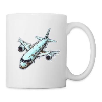 Airplane - illustration - Mug - white - Right