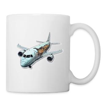 Airplane - illustration - Mug - white - Right