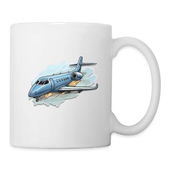Airplane - illustration - Mug - white - Right