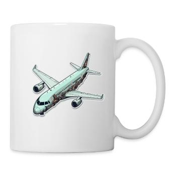 Airplane - illustration - Mug - white - Right