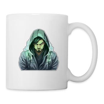 Hacker éthique - Illustration - Mug blanc - blanc - Droite