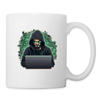 Hacker éthique - Illustration - Mug blanc - blanc - Droite