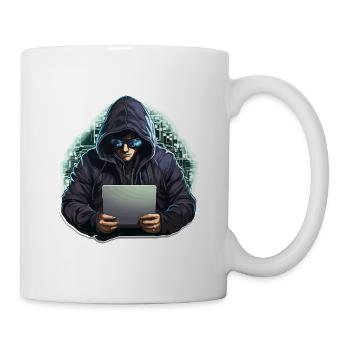Hacker éthique - Illustration - Mug blanc - blanc - Droite