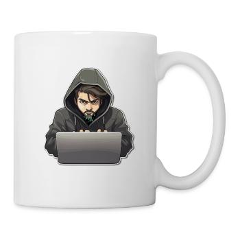 Hacker éthique - Illustration - Mug blanc - blanc - Droite