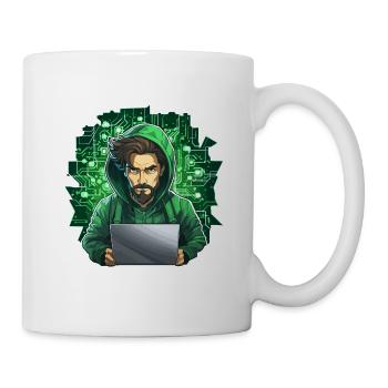Hacker éthique - Illustration - Mug blanc - blanc - Droite