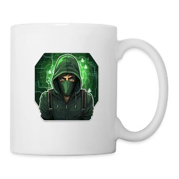 Hacker éthique - Illustration - Mug blanc - blanc - Droite