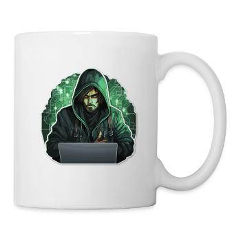 Hacker éthique - Illustration - Mug blanc - blanc - Droite