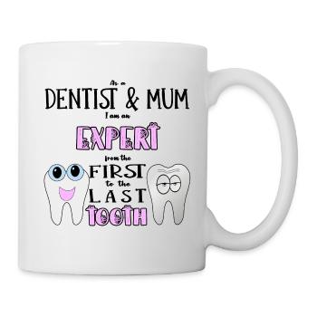 Dentiste Maman Dentiste Maman Cadeau - Mug blanc - blanc - Droite