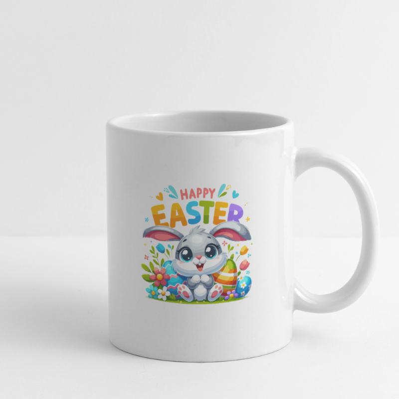Happy Easter - Easter Bunny Illustration Mug