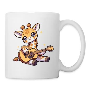 Giraffe Playing the guitar Giraffe Guitar Lullaby - Mug - white - Right