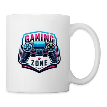 Gaming Zone - Controller Illustration - Tasse - Weiß - Rechts