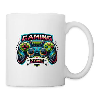 Gaming Zone - Controller Illustration - Tasse - Weiß - Rechts